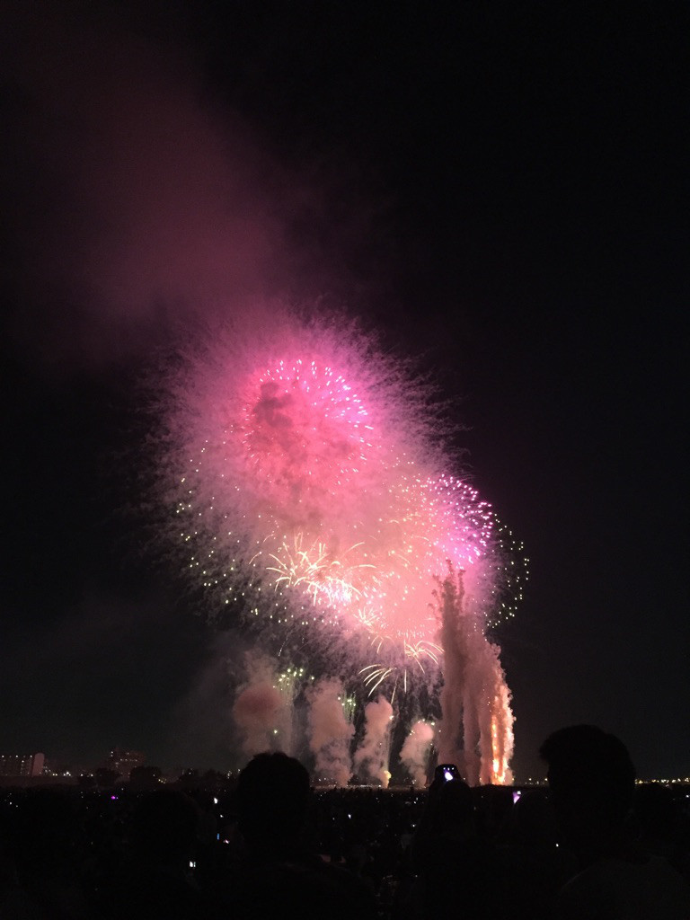 江戸川の花火